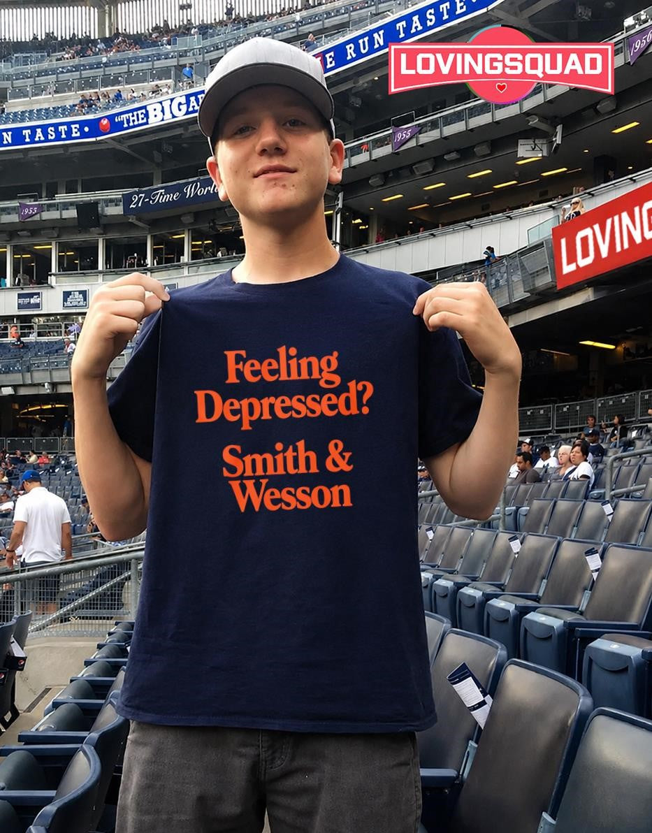 Feeling Depressed Smith And Wesson T-shirt