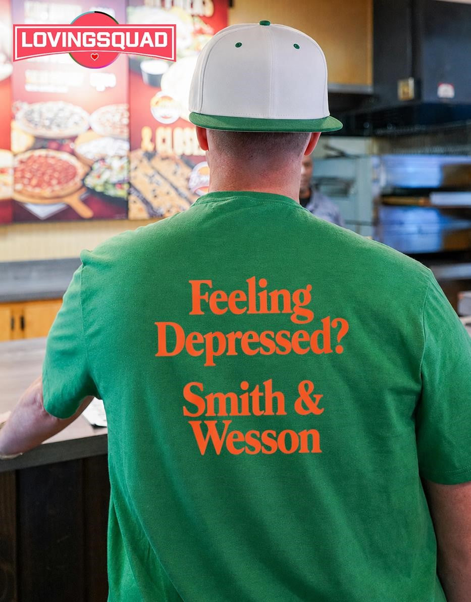 Feeling Depressed Smith And Wesson T-shirt