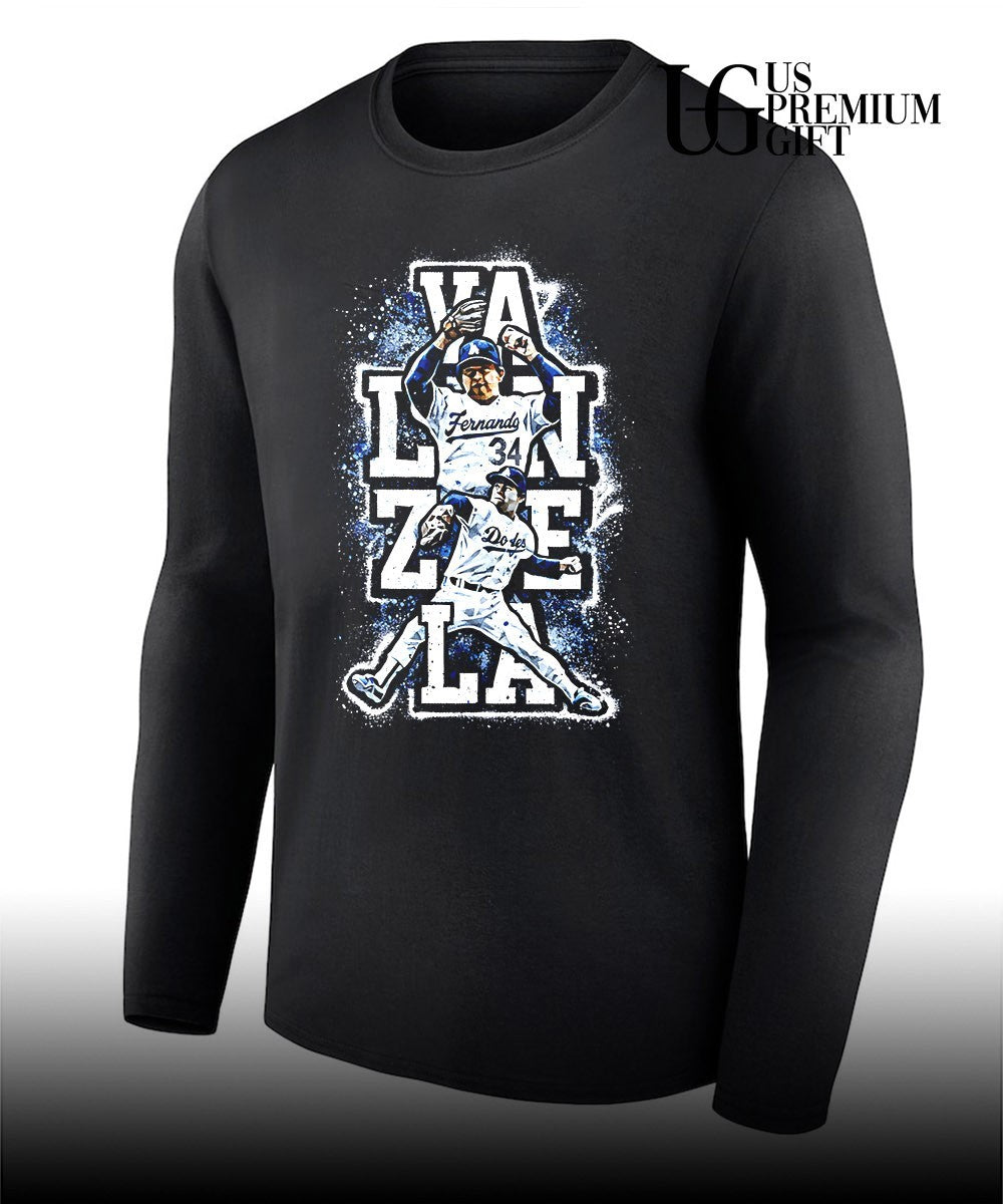 Fernando Valenzuela Los Angeles Dodgers baseball shirt