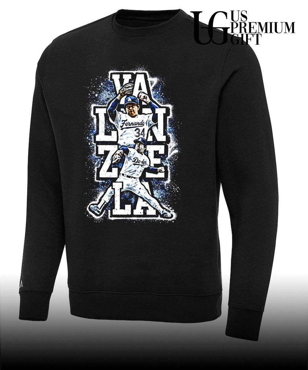 Fernando Valenzuela Los Angeles Dodgers baseball shirt