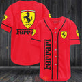 FASHION Ferrari Baseball Jerseys Botton Shirt