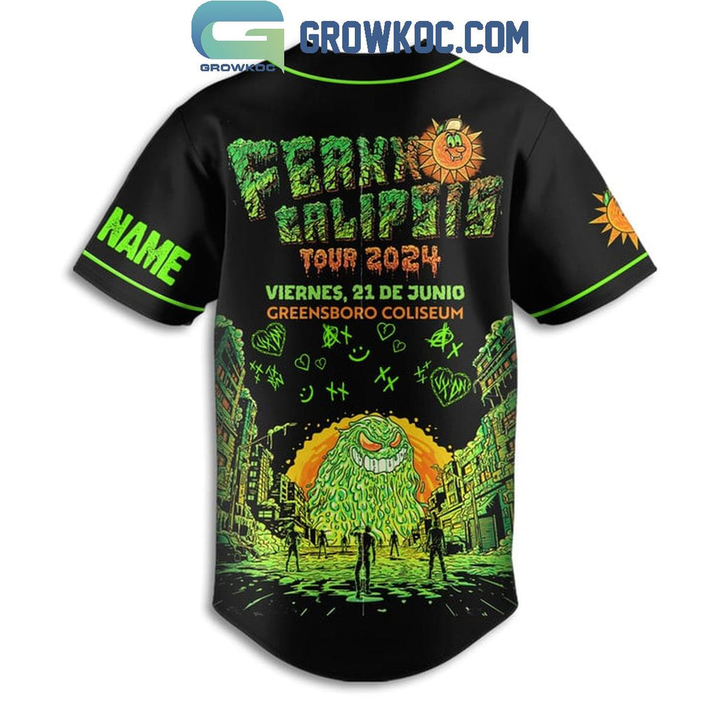 Ferxxo Calipsis Tour 2024 Personalized Baseball Jersey
