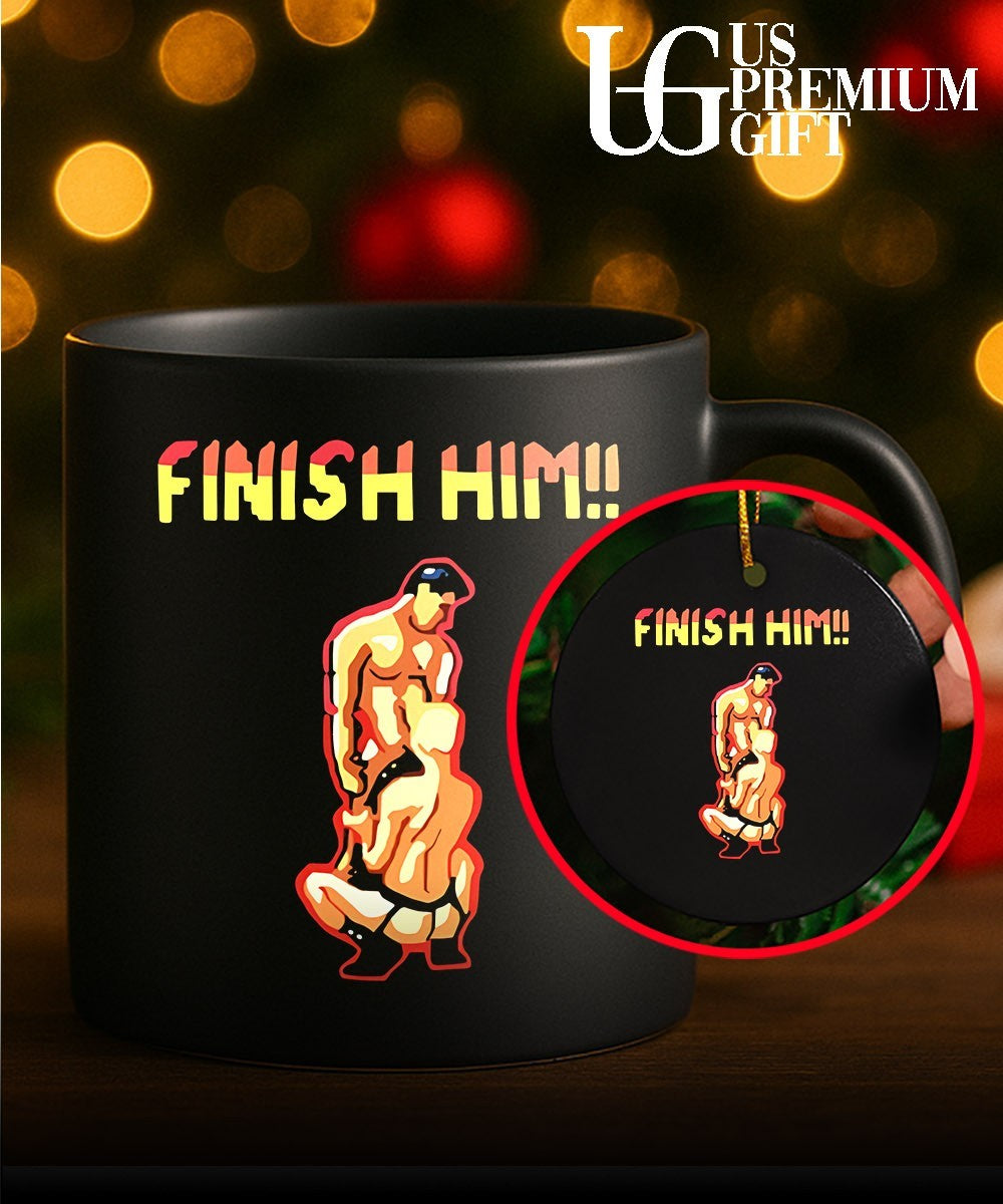 Finish Him Mortal Kombat Gaming Fighting Game shirt
