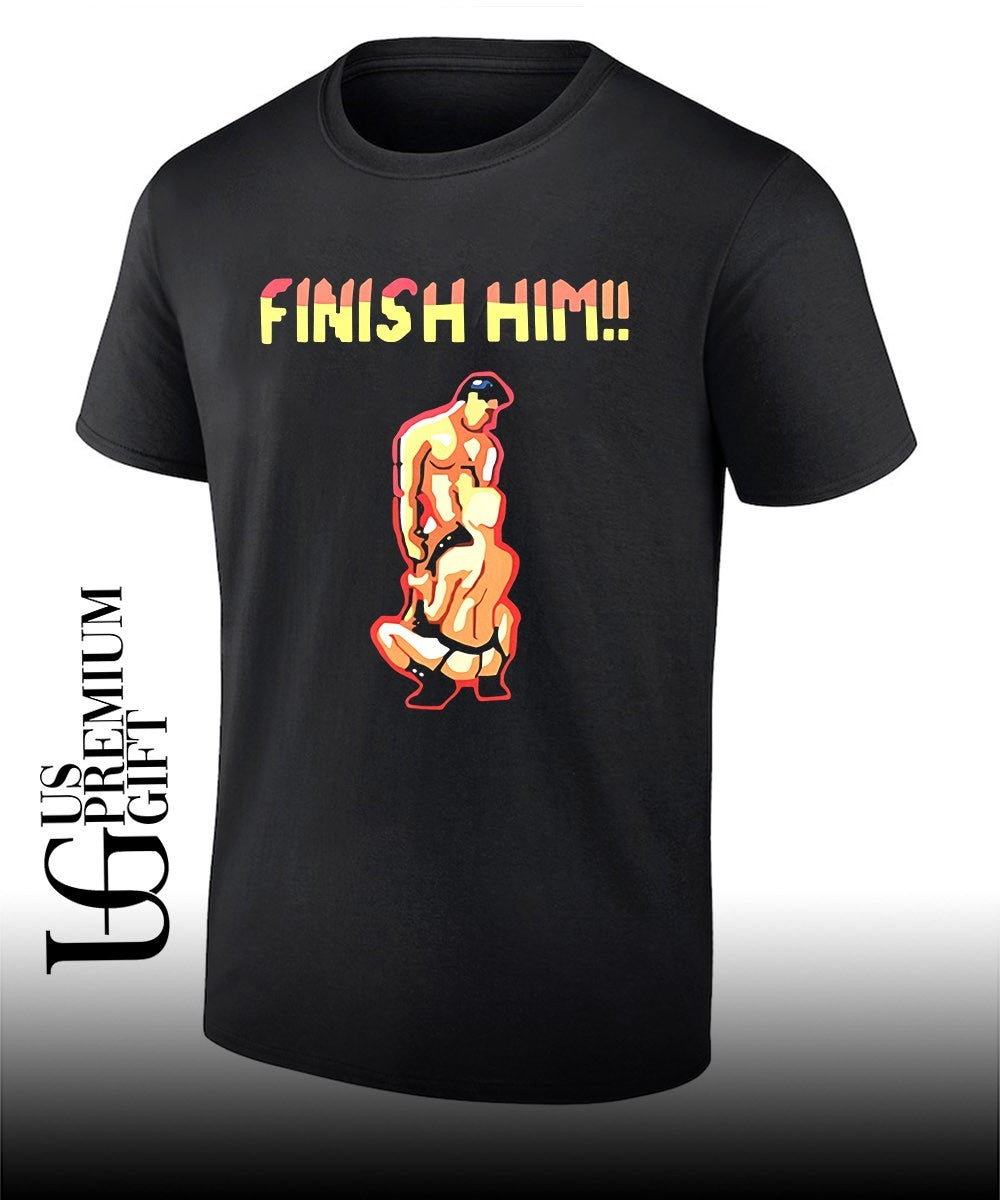 Finish Him Mortal Kombat Gaming Fighting Game shirt