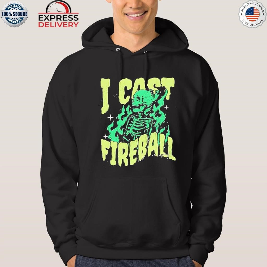 Fire Skeleton I Cast Fireball Shirt