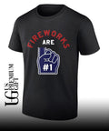 Fireworks are number 1 Foam Finger 4th Of July shirt