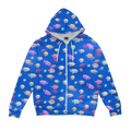 Fishes For Vapor Zip Up Hoodie