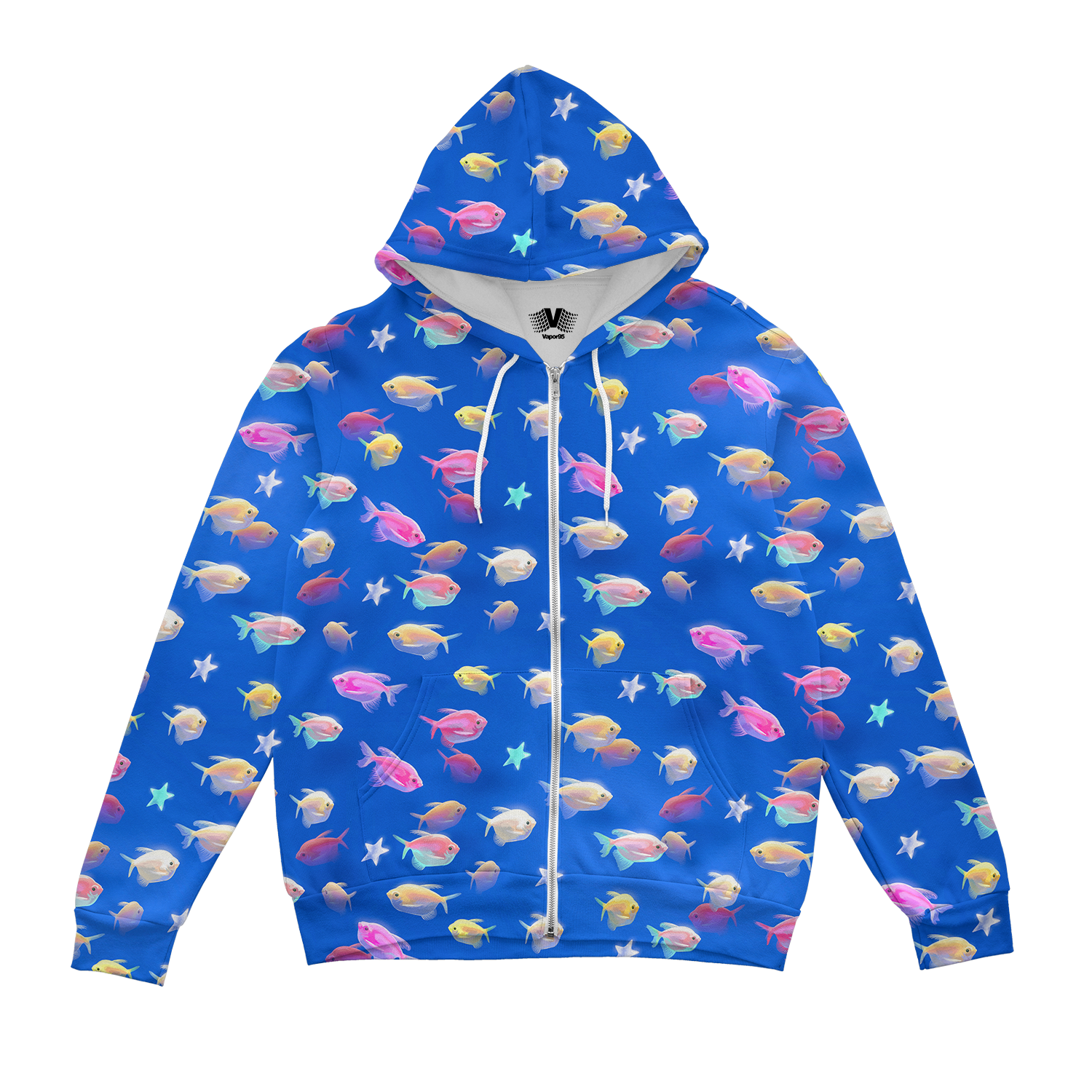 Fishes For Vapor Zip Up Hoodie