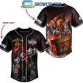 Five Finger Death Punch Blue On Black Personalized Baseball Jersey