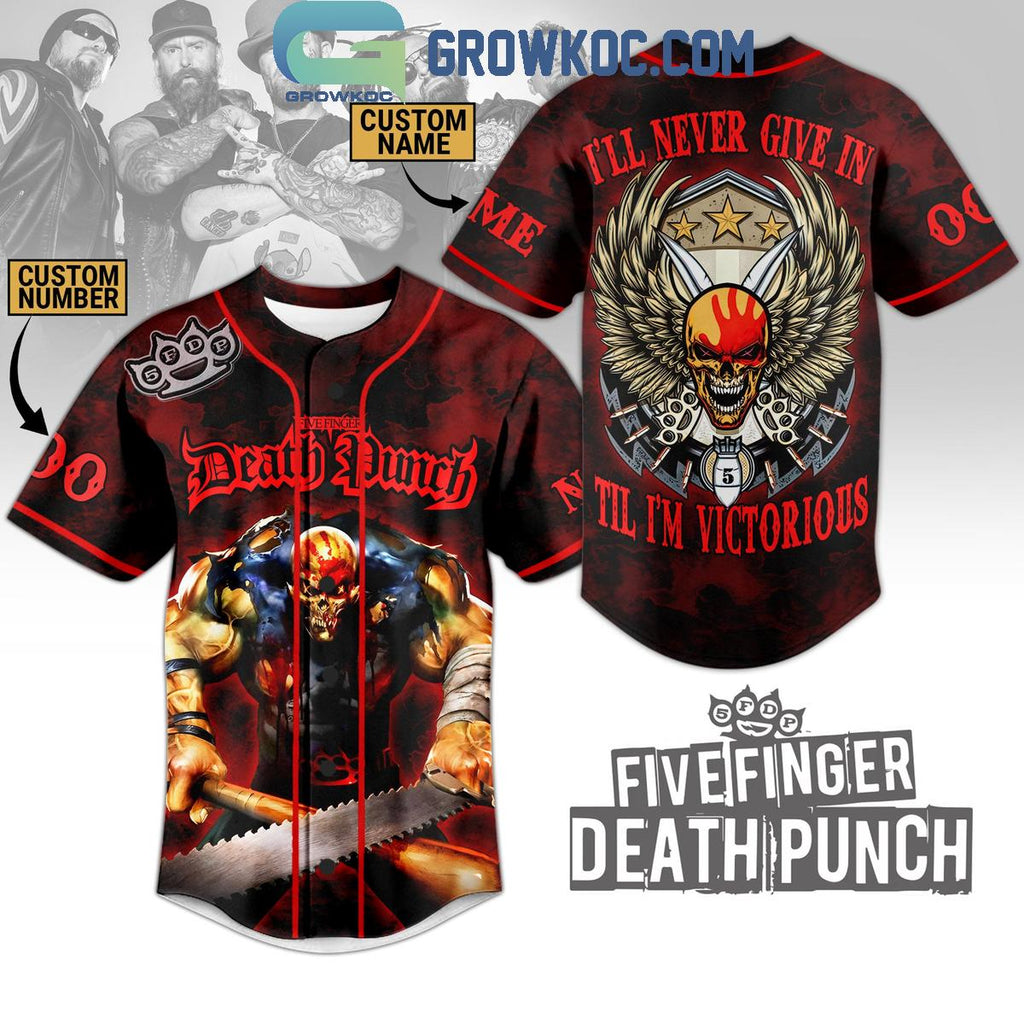 Five Finger Death Punch I’m Victorious Personalized Baseball Jersey