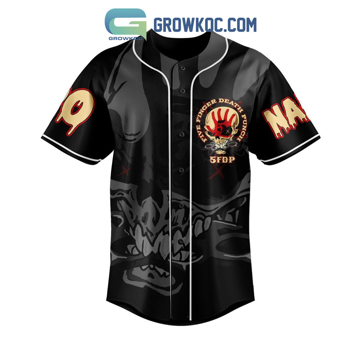 Five Finger Death Punch There’s A Demon Inside Just Like Jekyll And Hyde Personalized Baseball Jersey