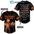 Five Night At Freddy’s It’s Halloween Personalized Baseball Jersey