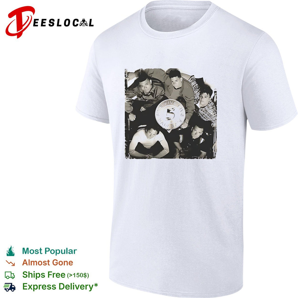 Five band photo shirt