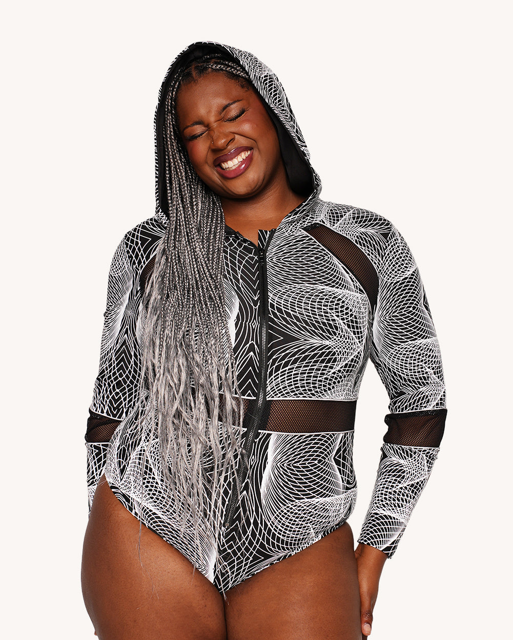 Flashbang Matrix Reflective Hooded Bodysuit