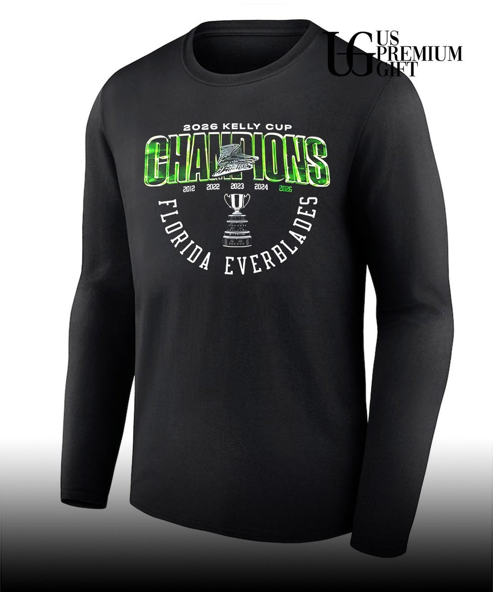 Florida Everblades 2026 Kelly Cup Champions shirt