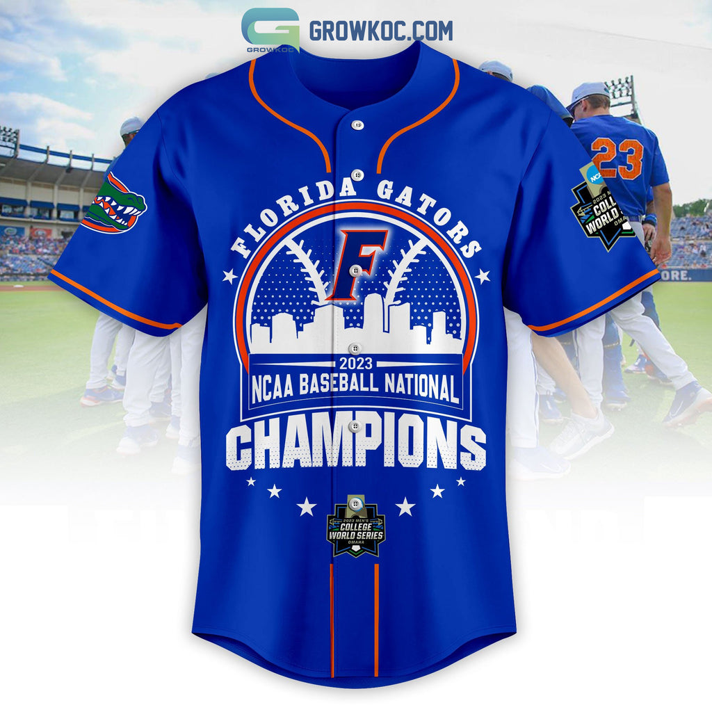 Florida Gators College World Series Champions 2023 Baseball Jersey