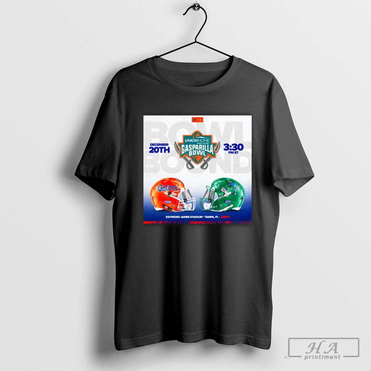 Florida Gators Vs Tulane Green Wave Gasparilla Bowl Dec 20th Raymond James Stadium Tampa Fl Poster T-Shirts, Hoodie,...