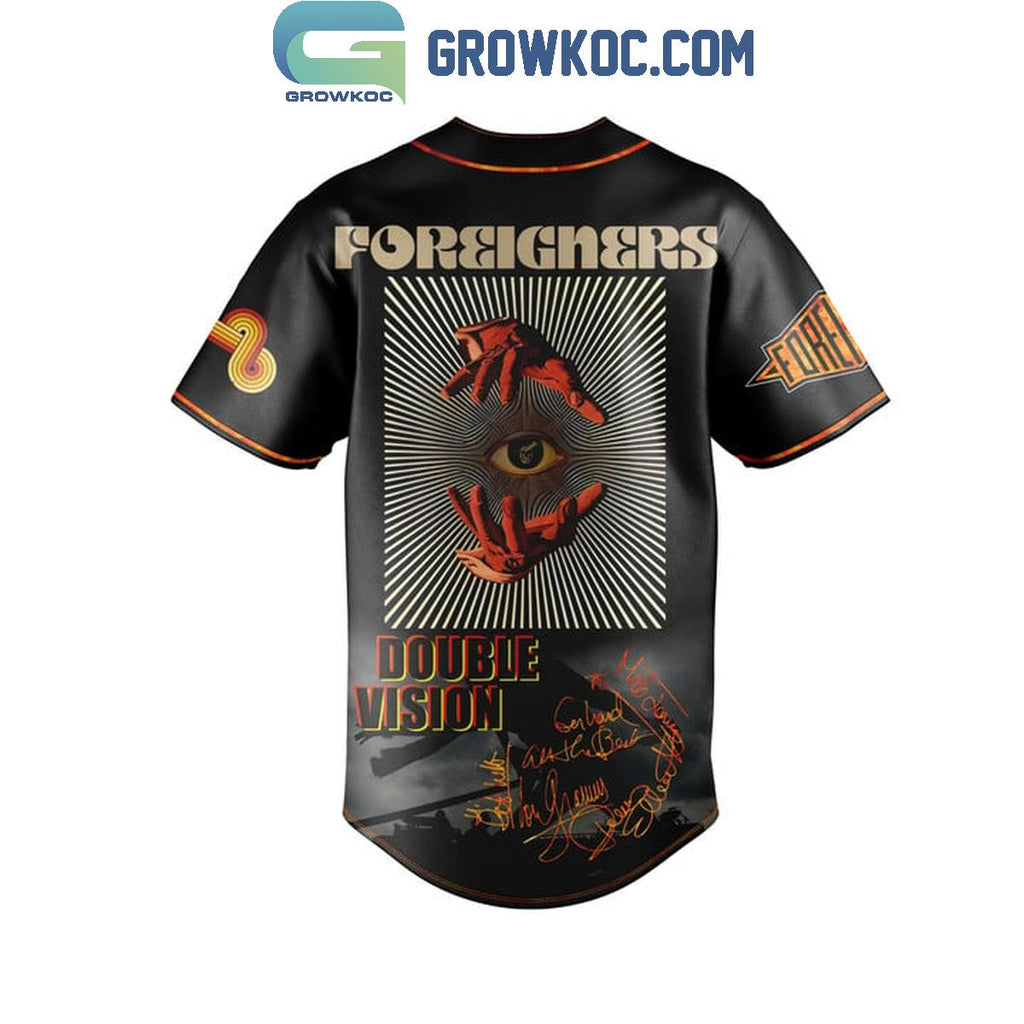 Foreigners Double Vision The Flame Still Burns Baseball Jersey