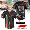 Formula 1 2025 It’s Lights Out And Away We Go Personalized Baseball Jersey