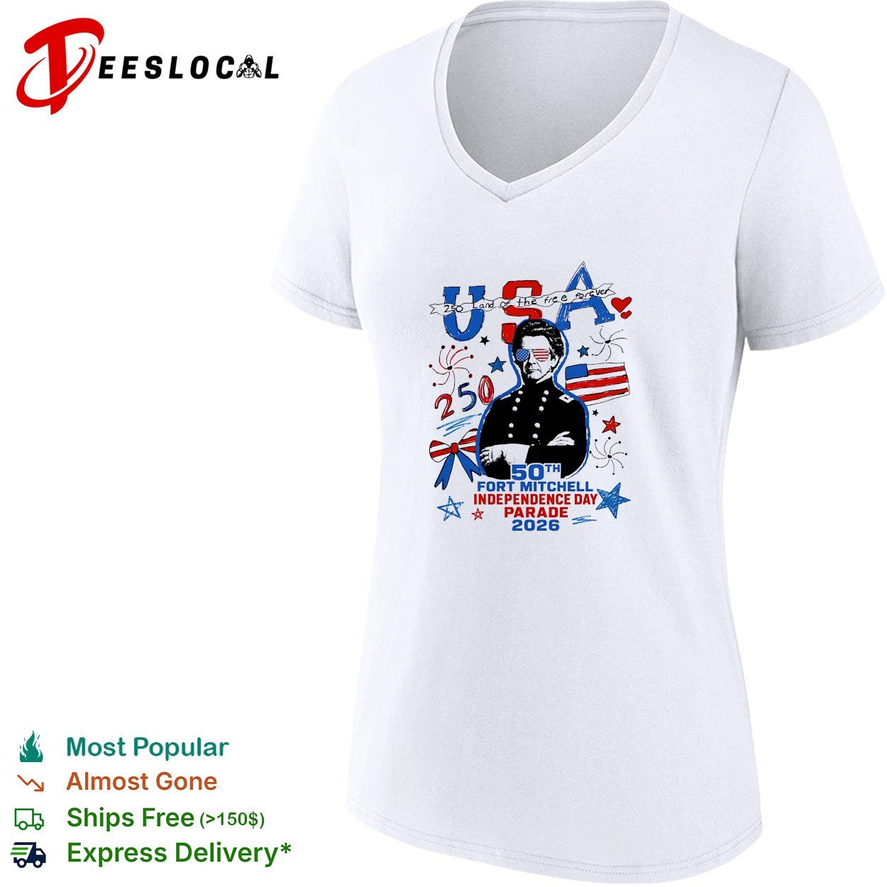 Fort Mitchell independence day parade 2026 shirt