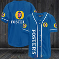 FASHION Fosters Lager Baseball Jerseys Botton Shirt