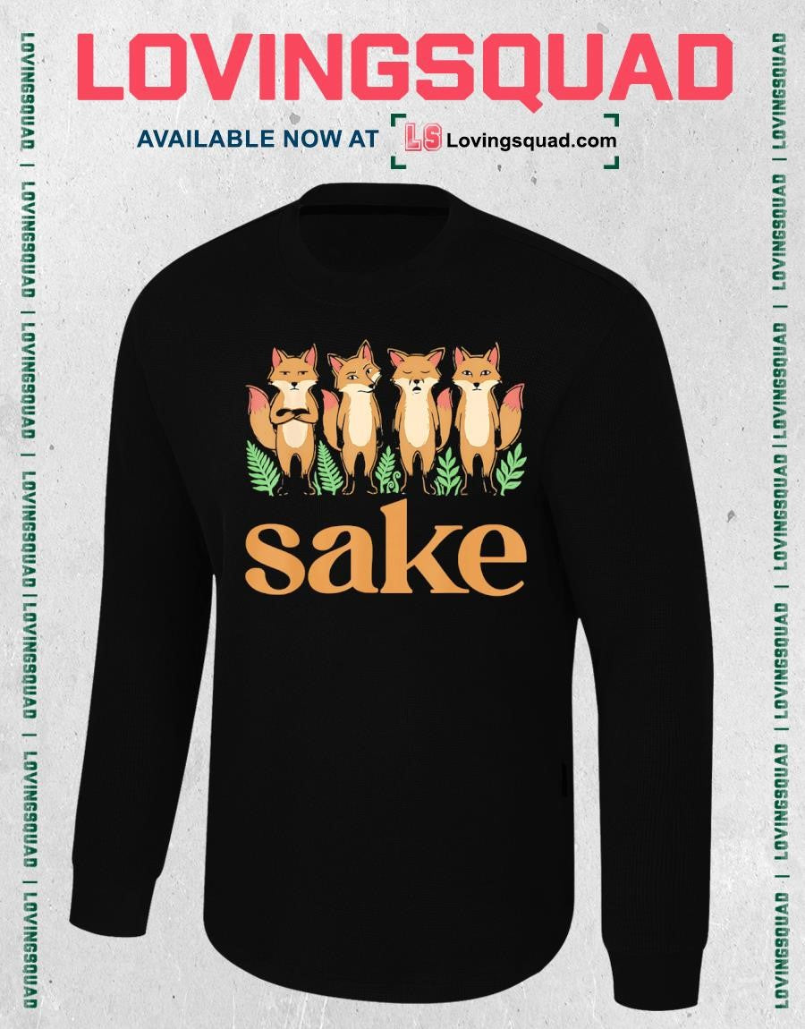 Fox Sake Four Foxes Funny Woodland Animal Humor T-Shirt