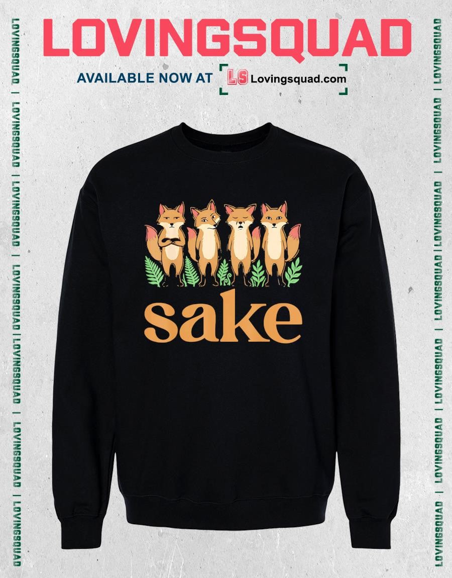 Fox Sake Four Foxes Funny Woodland Animal Humor T-Shirt