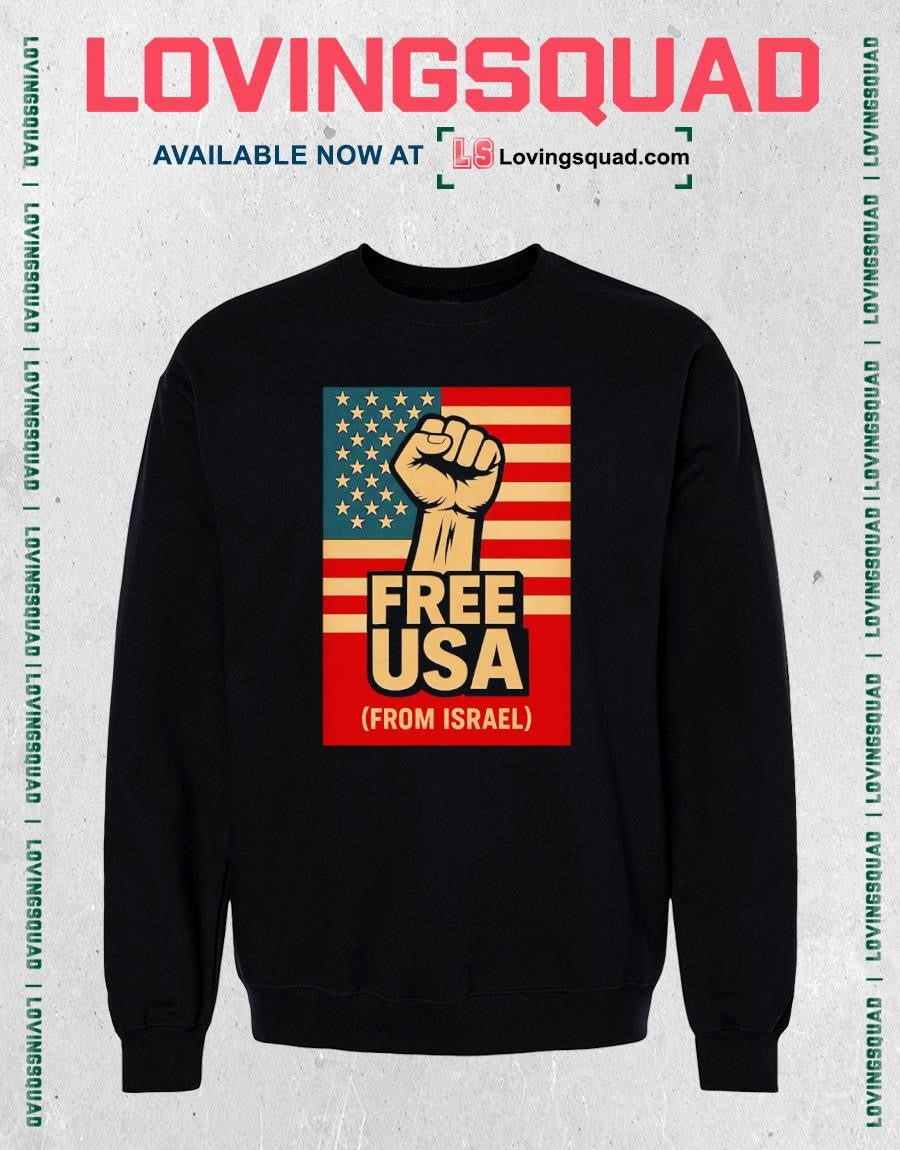 Free USA from Israel Political Protest T-shirt