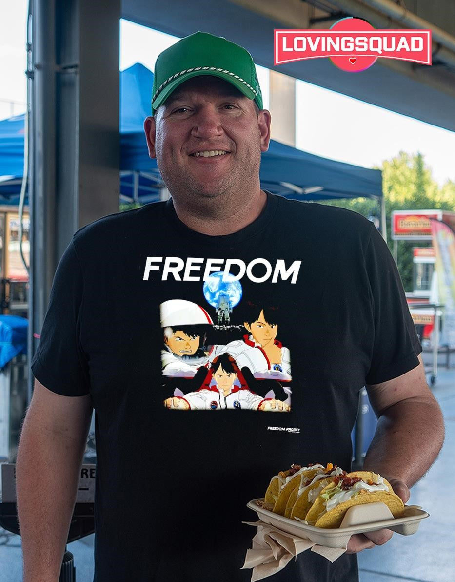 Freedom Project Anime Sci-Fi Japanese Animation shirt