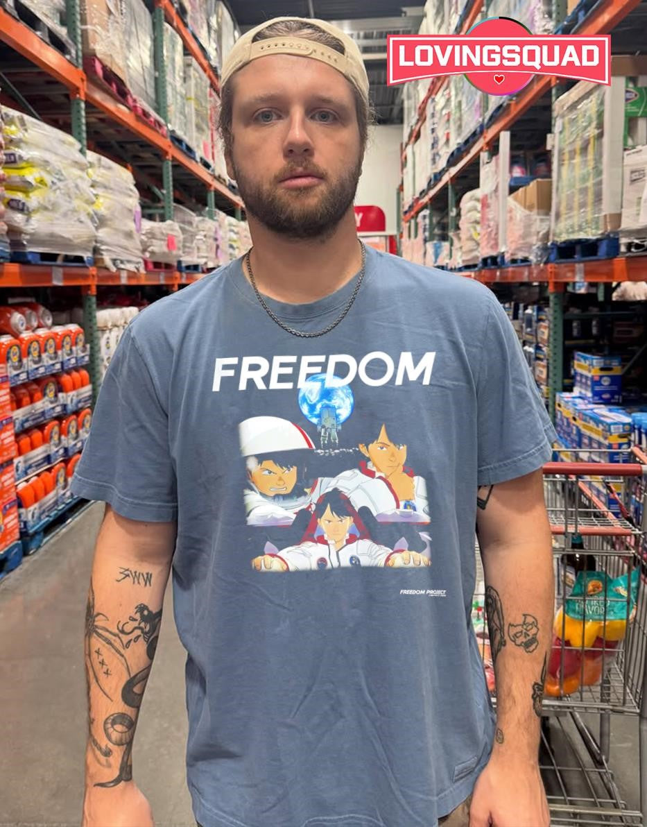 Freedom Project Anime Sci-Fi Japanese Animation shirt