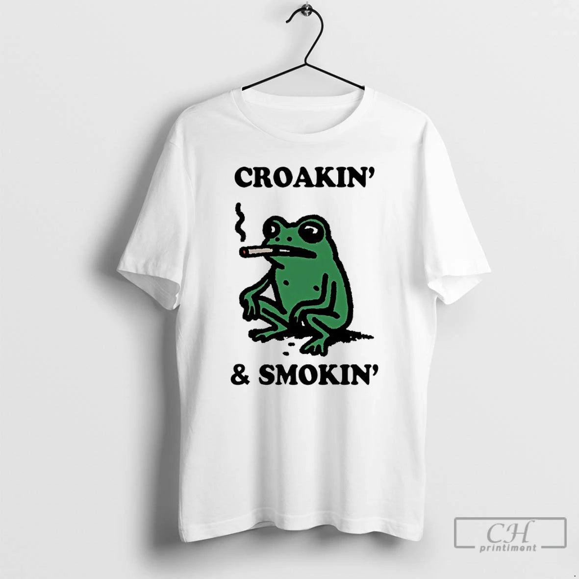 Frog Croakin And Smokin T Shirts Hoodie, Sweatshirt | InkRitualCo.com