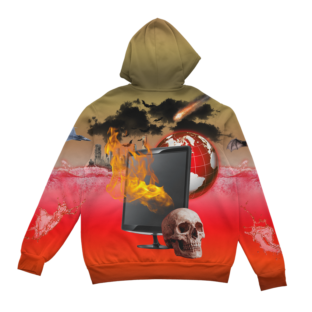 Frutiger Evil Zip Up Hoodie