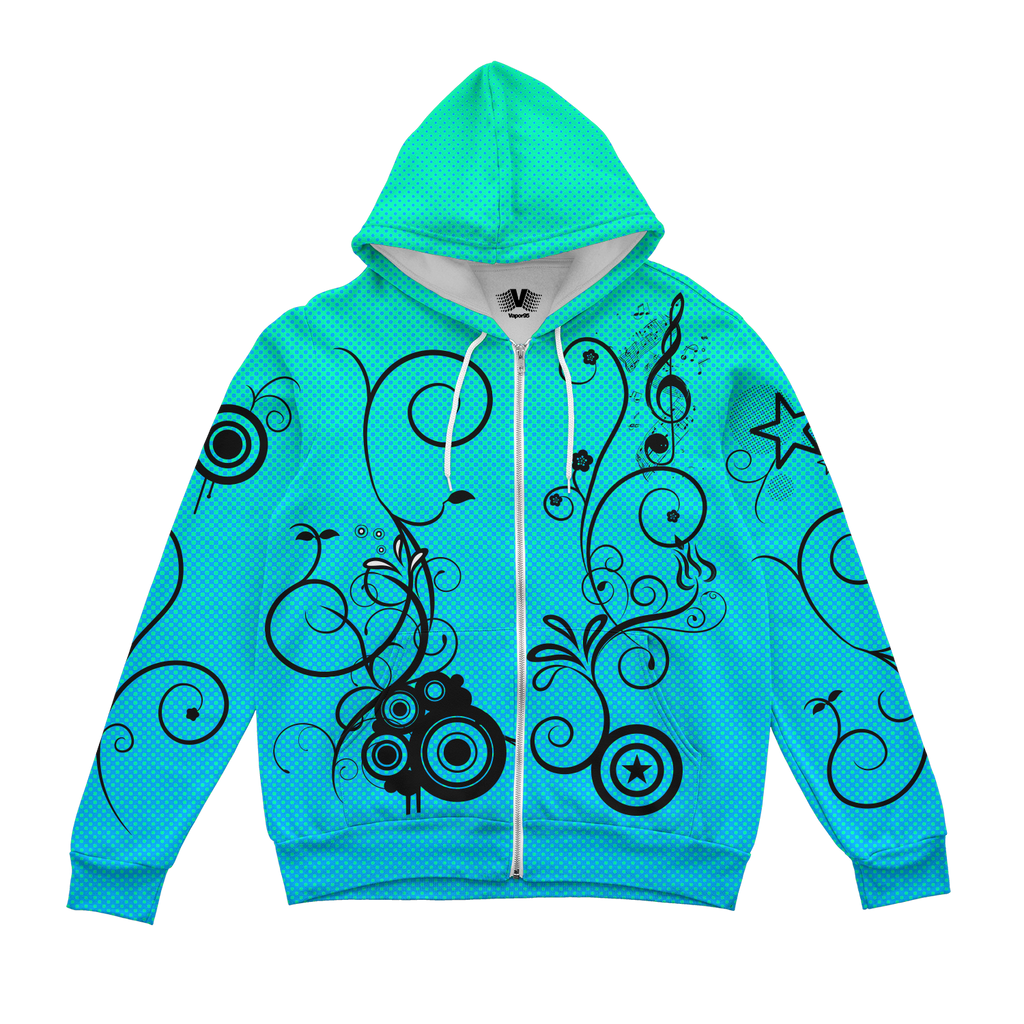 Frutiger Vector Zip Up Hoodie