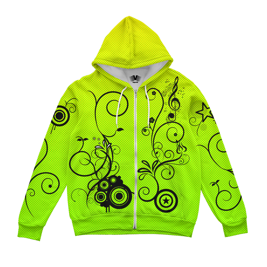 Frutiger Vector Zip Up Hoodie