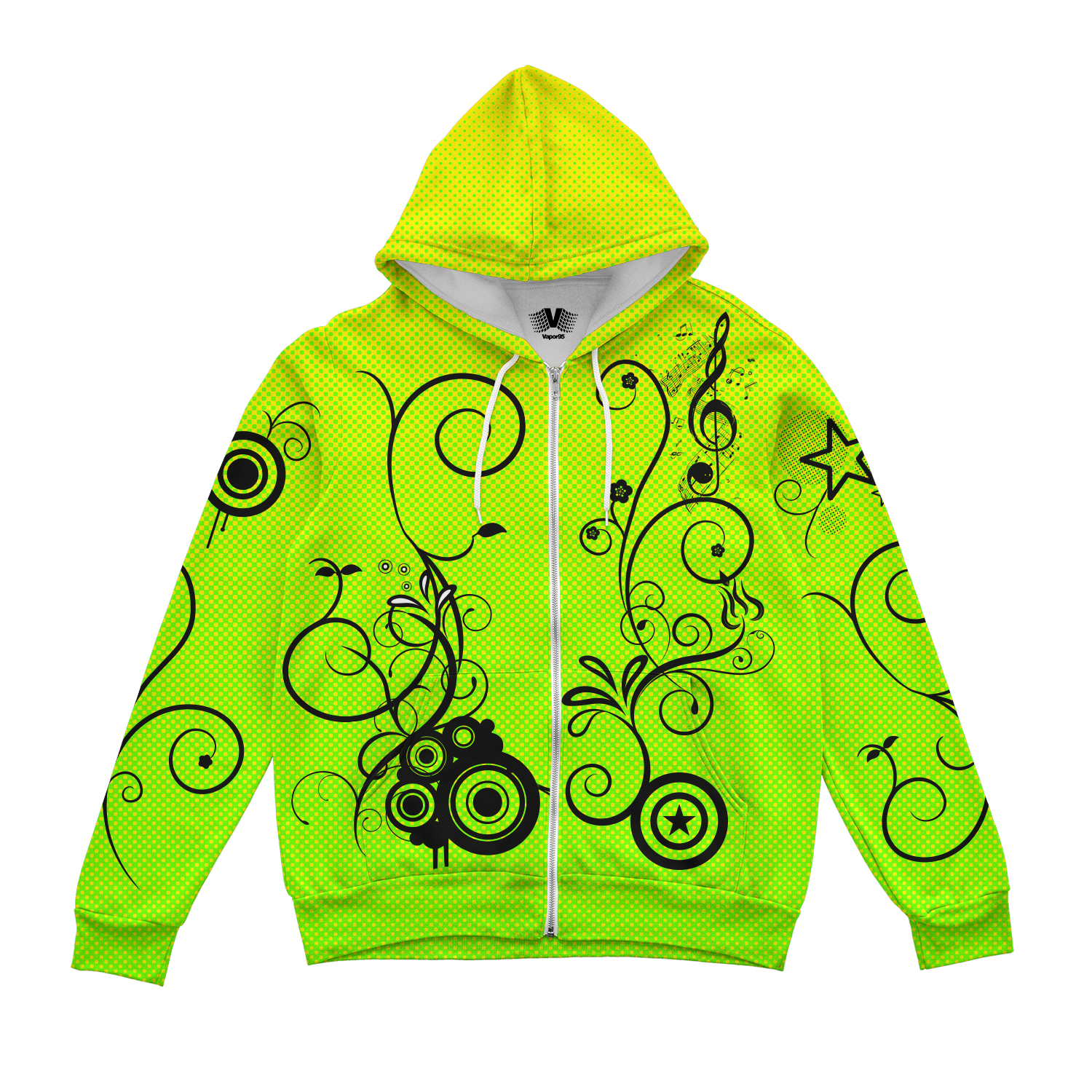 Frutiger Vector Zip Up Hoodie
