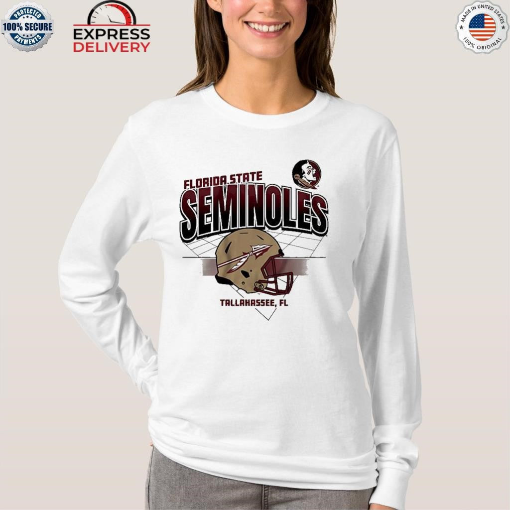 Fsu Florida State Football Helmet Grid Shirt