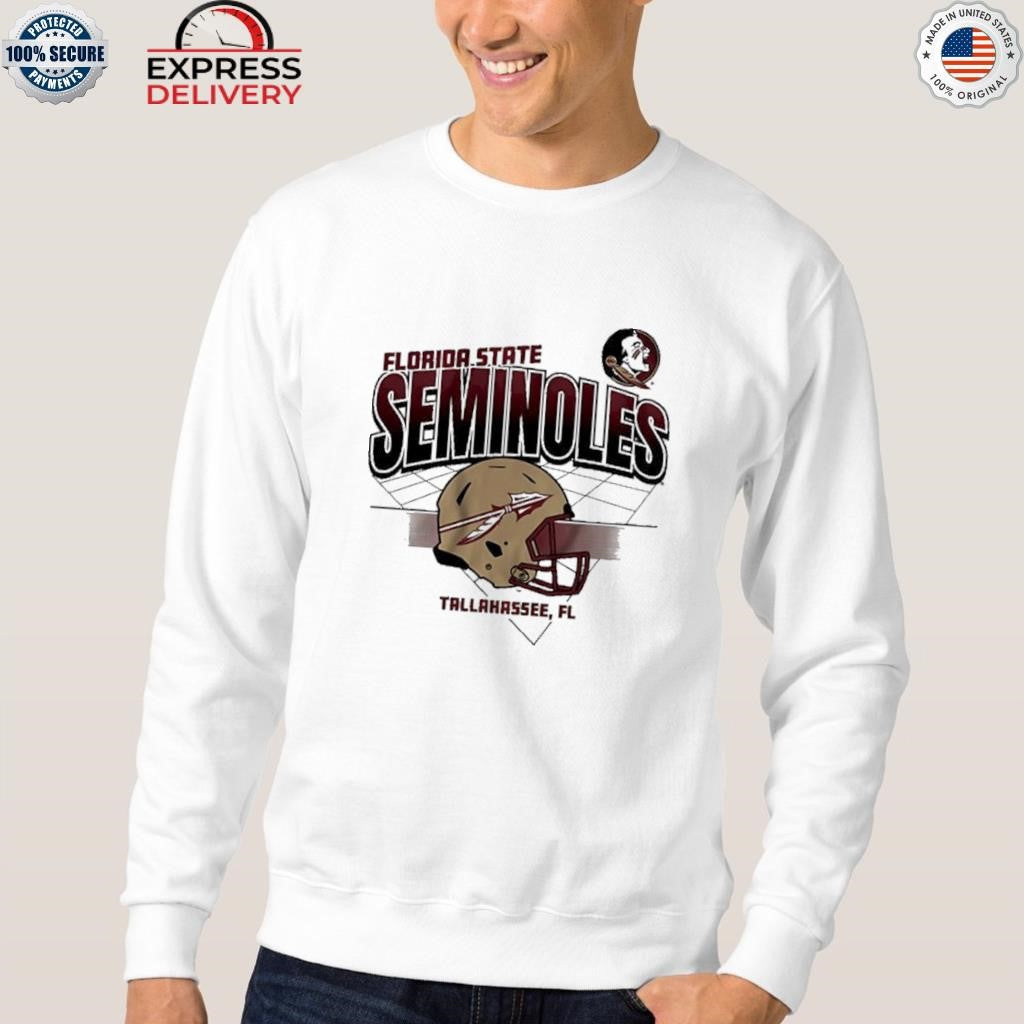 Fsu Florida State Football Helmet Grid Shirt