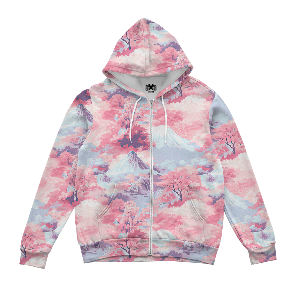 Fujisan Zip Up Hoodie
