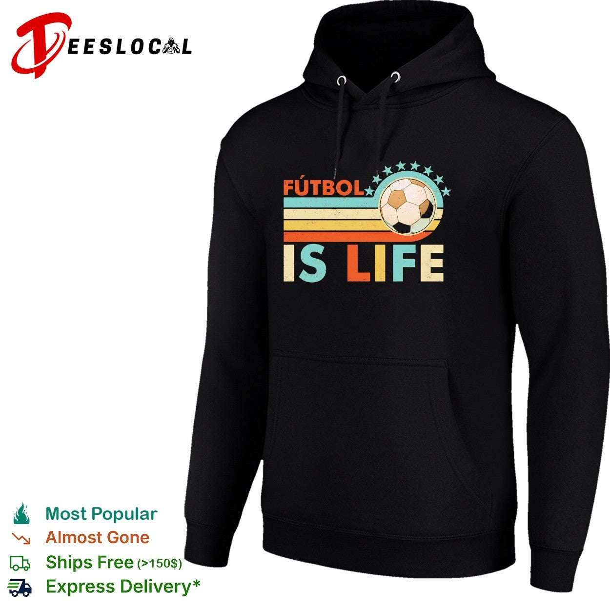 Futbol is life football vintage shirt