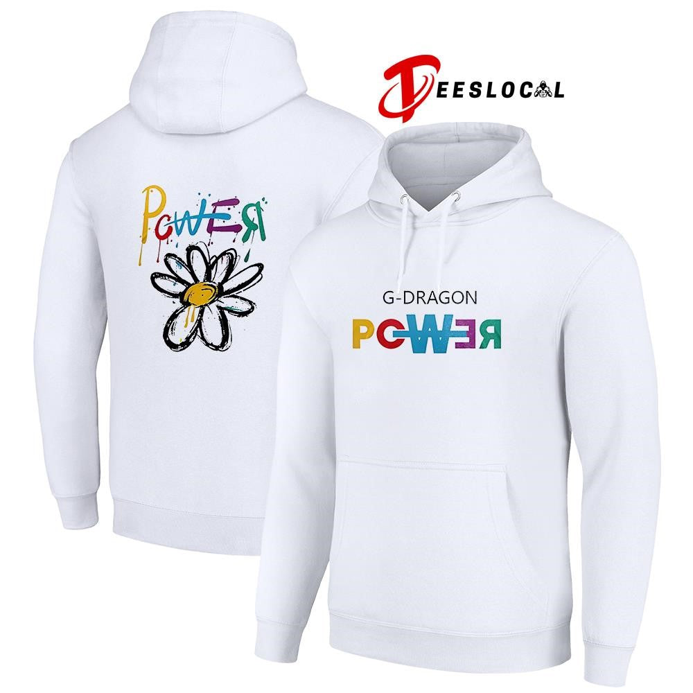 G Dragon Power world tour flower handraw graphic shirt