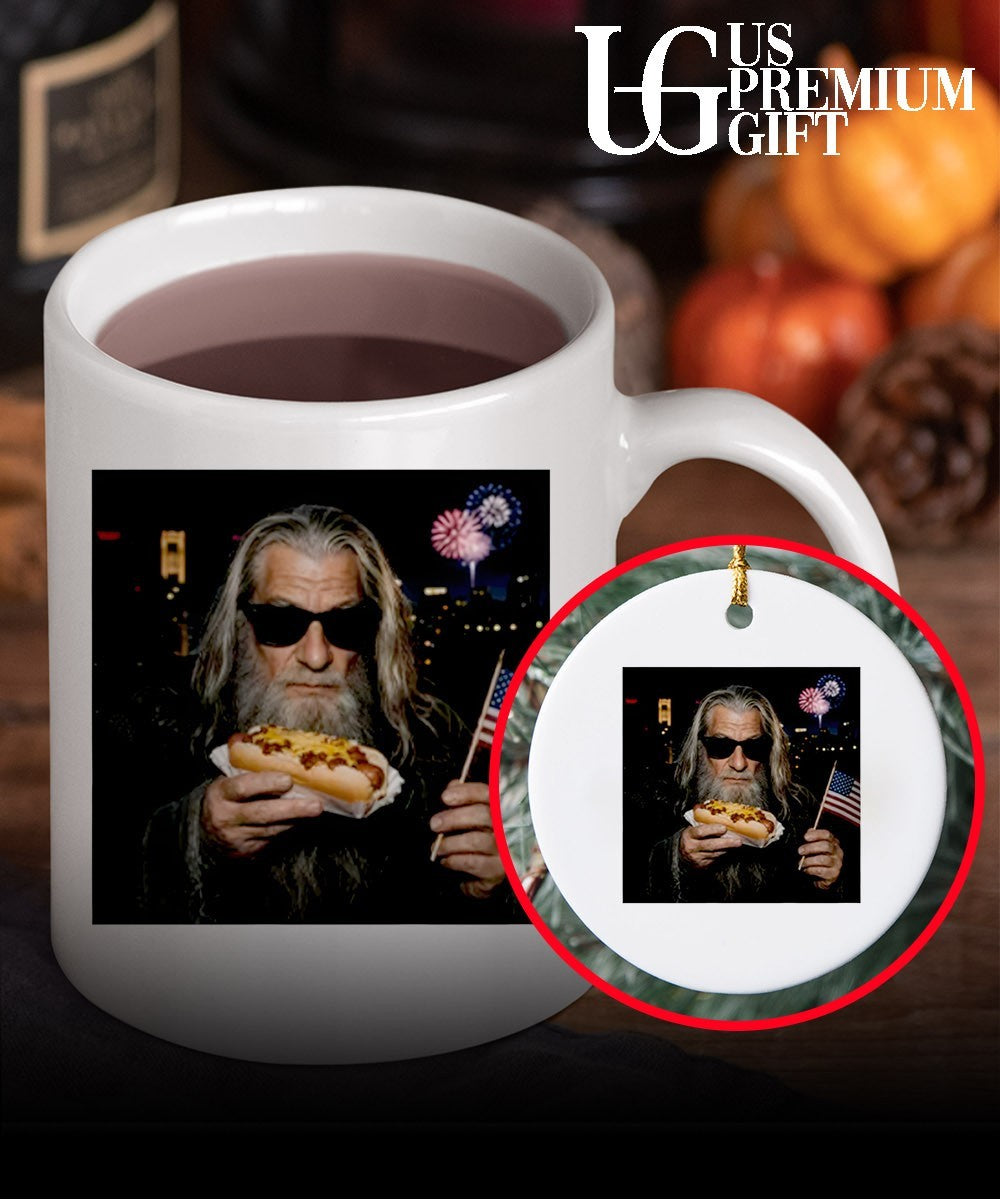 Gandalf Wizard Hot Dog 4th Of July shirt