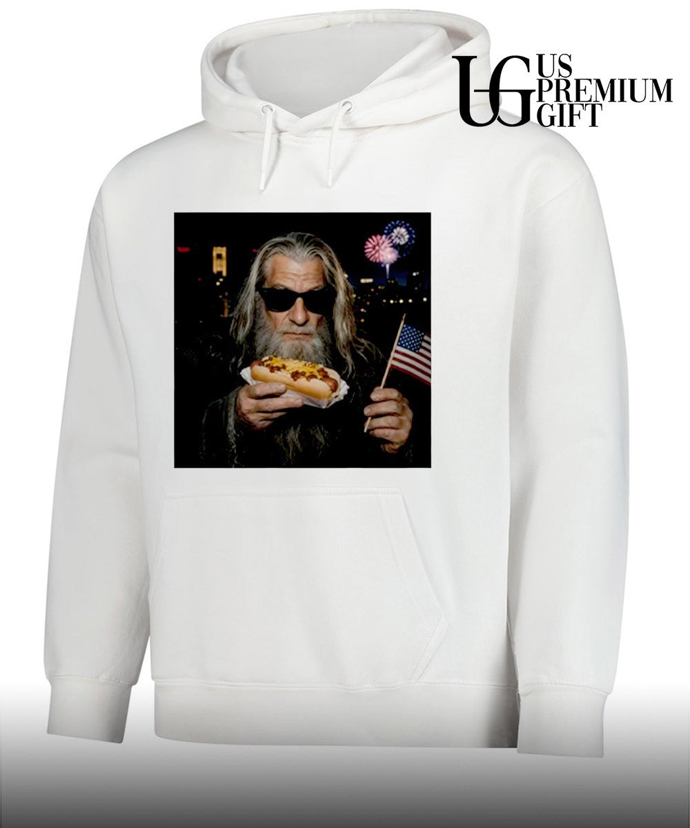 Gandalf Wizard Hot Dog 4th Of July shirt