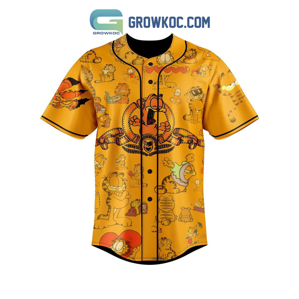 Garfield Funny Art Baseball Jersey