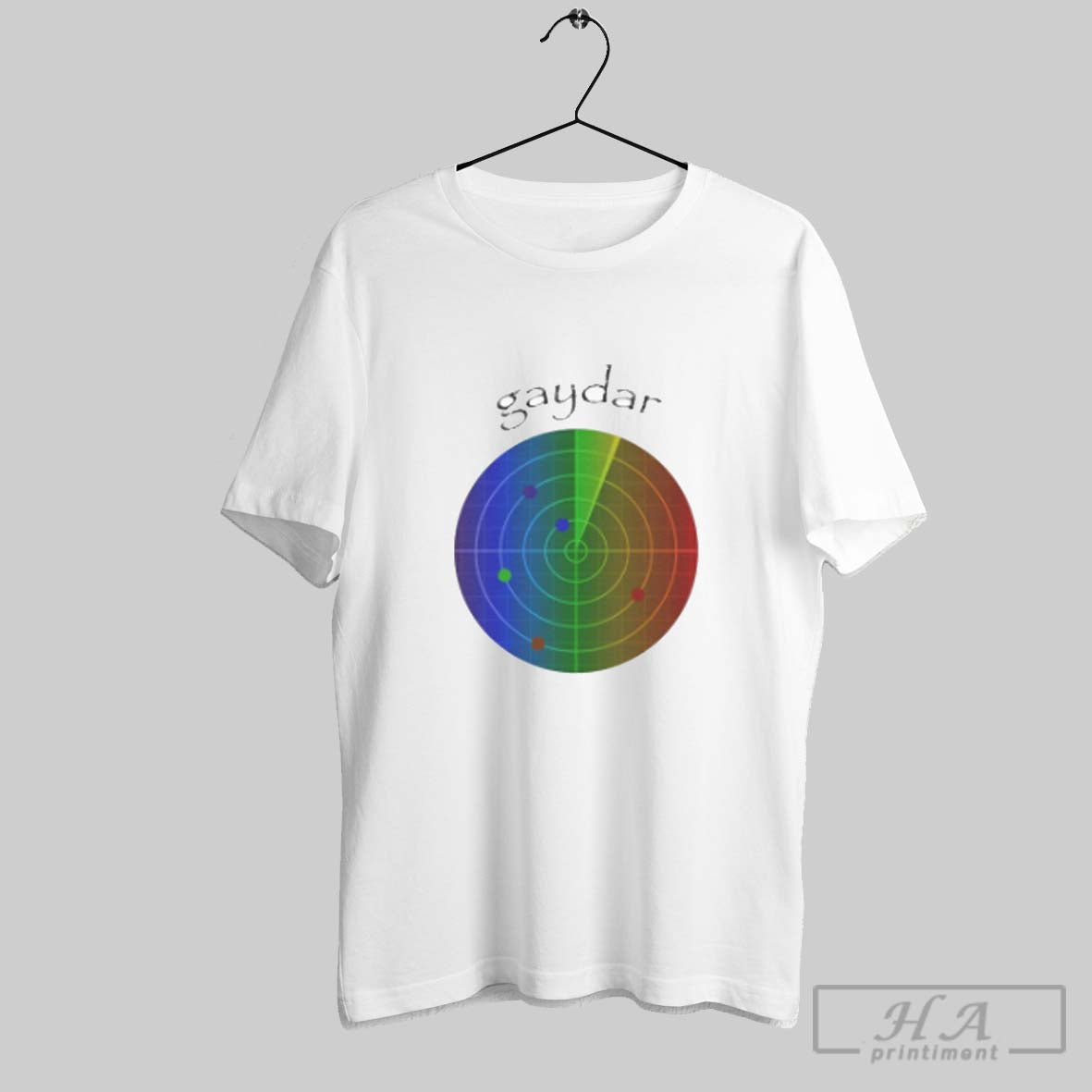 Gaydar Radar Rainbow Pride T Shirts Hoodie, Sweatshirt | InkRitualCo.com