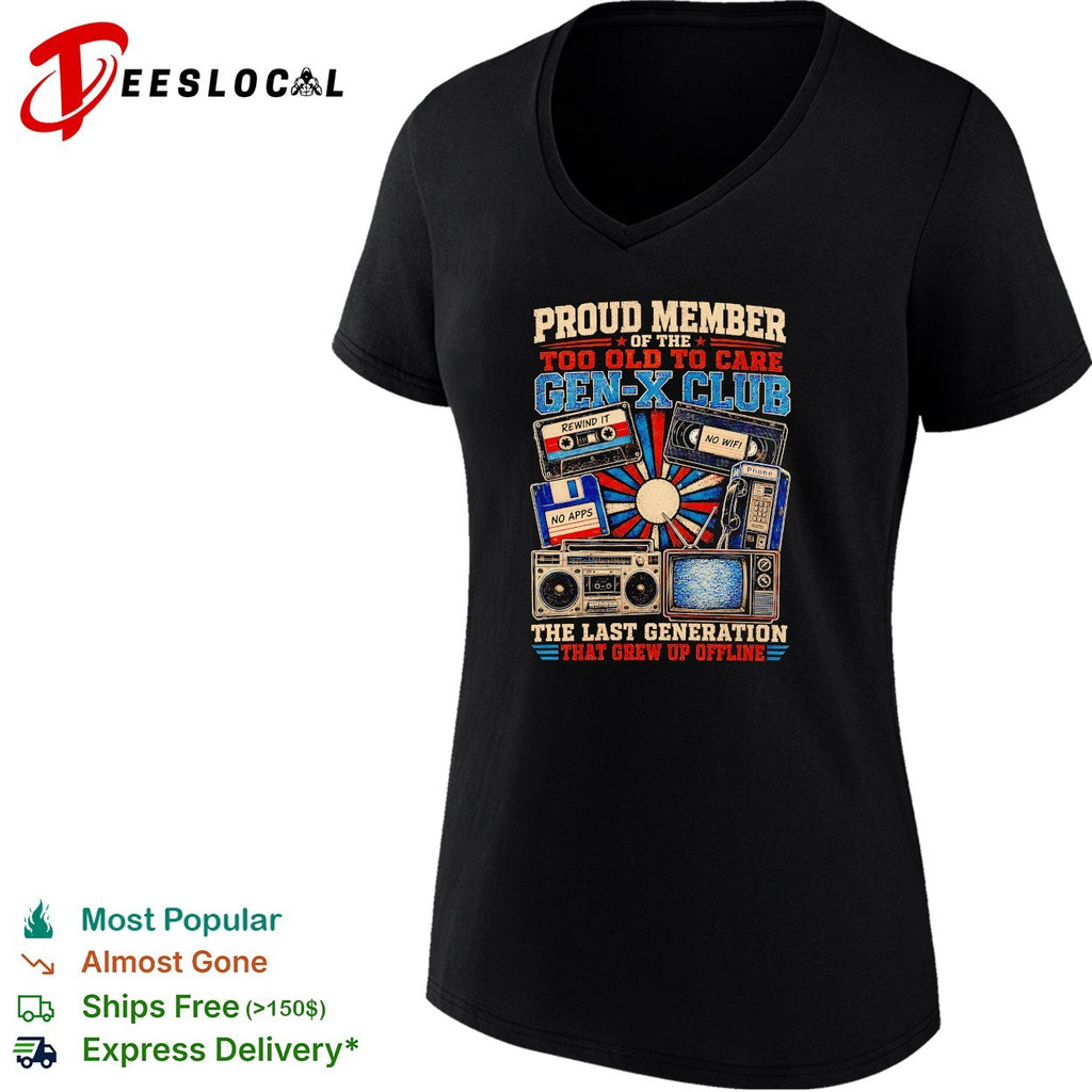 Gen x club the last generation that grew up offline shirt