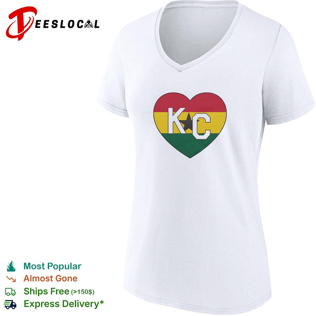 Ghana x KC Heart retro shirt