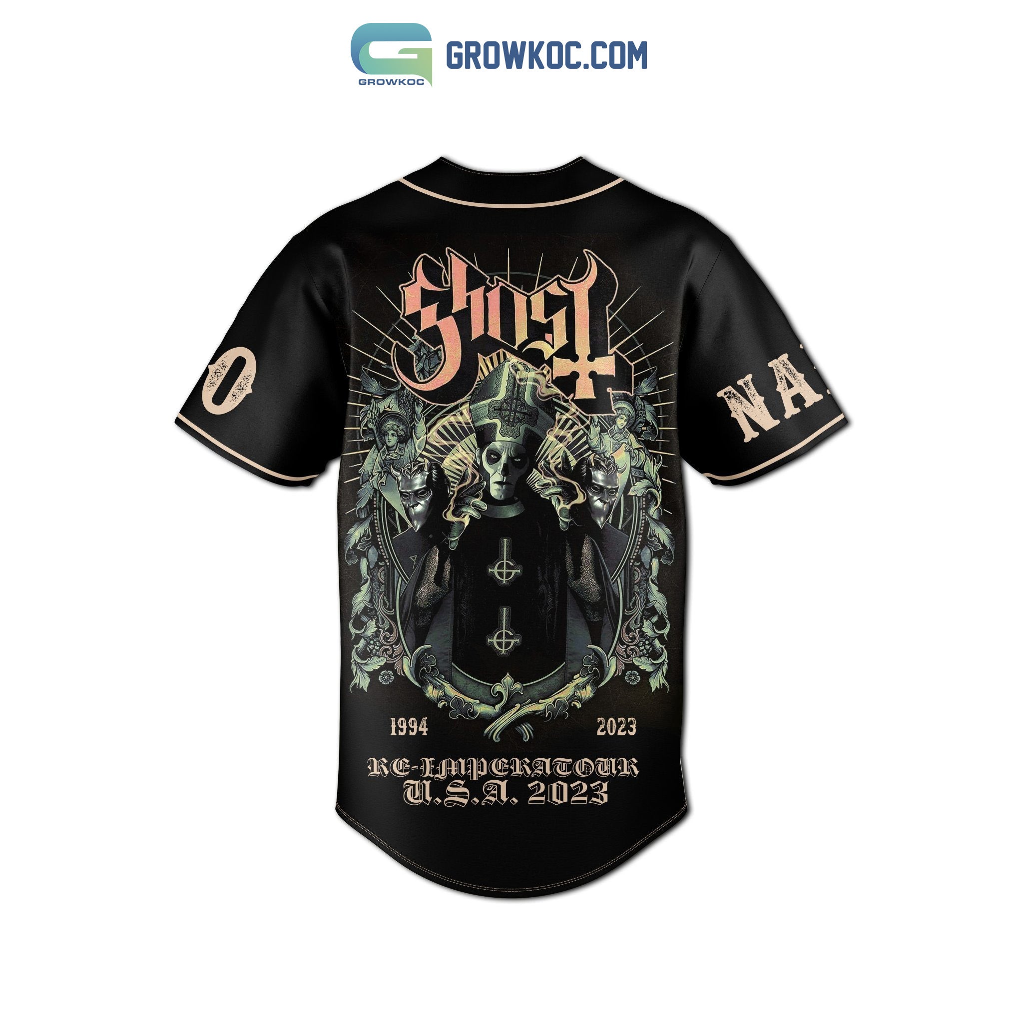 Ghost Band Re Impera Tour USA 2023 Personalized Baseball Jersey
