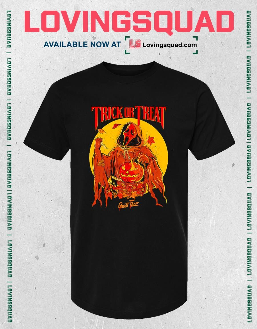 Ghost Face Trick or Treat Halloween Scream T-shirt