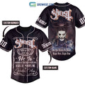 Ghost He Is Darkness At The Heart Of My Love Jesus He Knows Me Is Hunter’s Moon Personalized Baseball Jersey