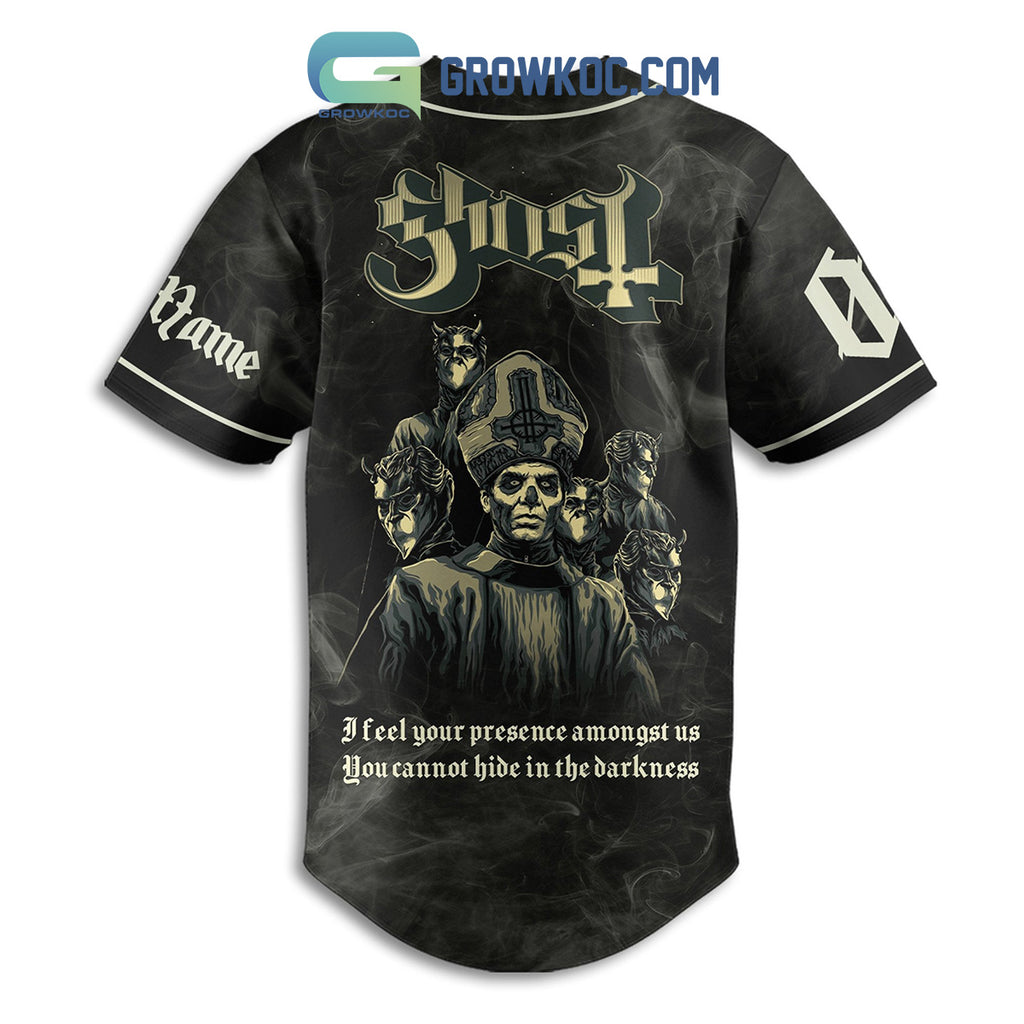 Ghost I Feel Your Presence Amongst Us Personalized Baseball Jersey